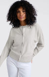 Yaya Batwing cardigan with contrasting details