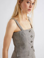 Marella Fatuo button up top - Light Grey