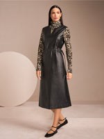 Marc Cain semi-transparent leopard print top
