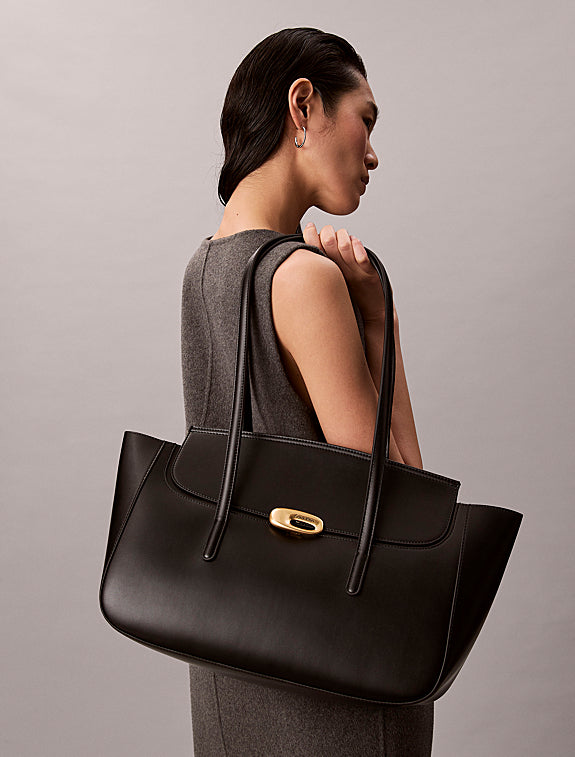 Calvin Klein Top Flap Tote Bag