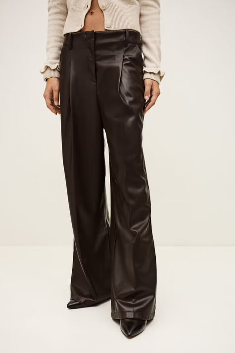 Ba&sh Pantalon Rami- Brown