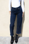 No2Moro Wide Leg Denim Trouser (27" Leg) Indigo Wash - NAPOLI