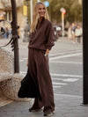 Varley The Wide Leg Pant 30 - Brown