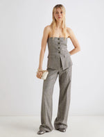 Marella Fatuo button up top - Light Grey