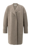 Yaya Long coatigan with patch pockets