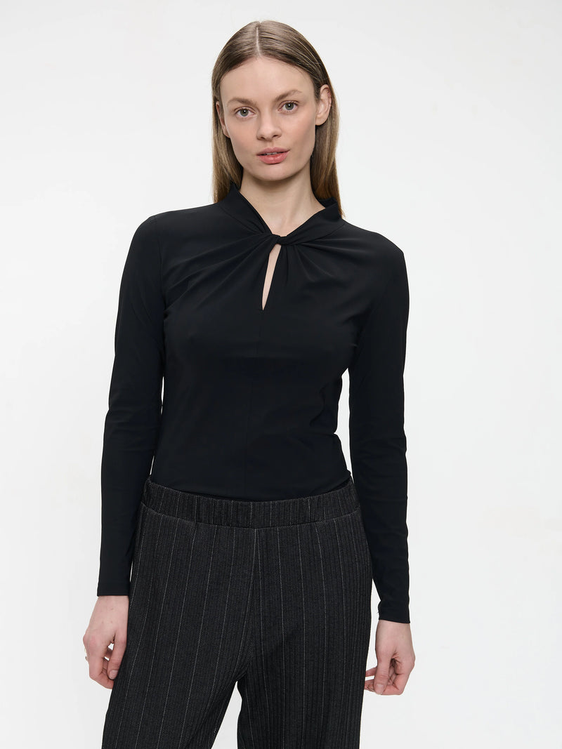 Jane Lushka Ken top technical jersey-Black