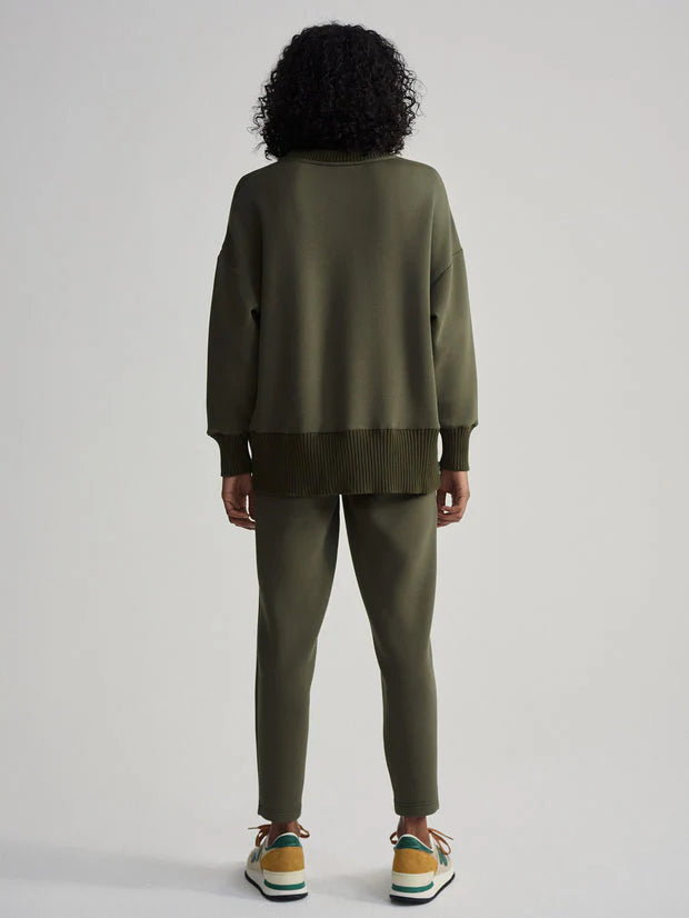 Varley Barker High-Neck Sweat - Olive