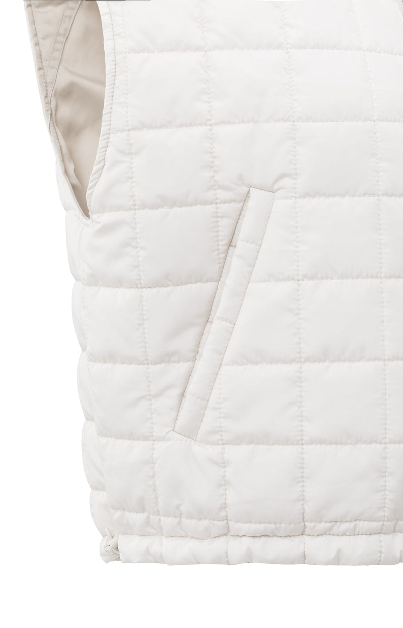 YAYA Reversible padded bodywarmer with zip closure