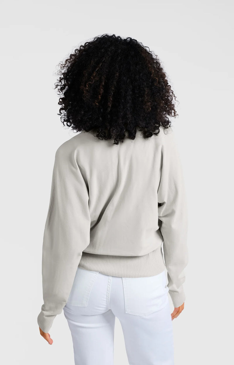 Yaya Batwing cardigan with contrasting details