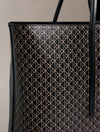 Allover Monogram Logo Tote Bag With Pouch
