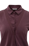 Yaya Blouse with Double Layer Look - Fudge Purple