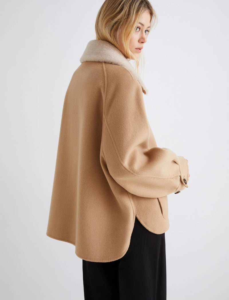 Marella Double-faced jacket - CAMEL