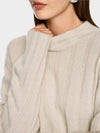 Marc Cain Rethink Together soft jumper - Cream
