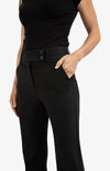 Yaya Trousers with Modern Waistband - Black