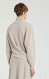 Marella Beige Turtleneck Sweater - DEBORAH