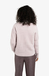 Yaya Soft Sweater with V-Neck - Fudge Purple