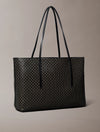 Allover Monogram Logo Tote Bag With Pouch