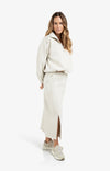 Yaya Balloon Sleeve Sweatshirt - Cloud Grey Melange