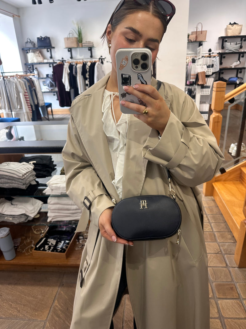 Tommy Hilfiger Navy Timeless Oval Bag