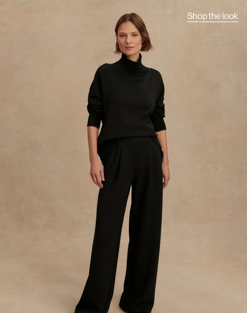 Varley Extra Wide Leg Pant - Black