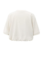 YAYA Short sleeve top with balloon hem