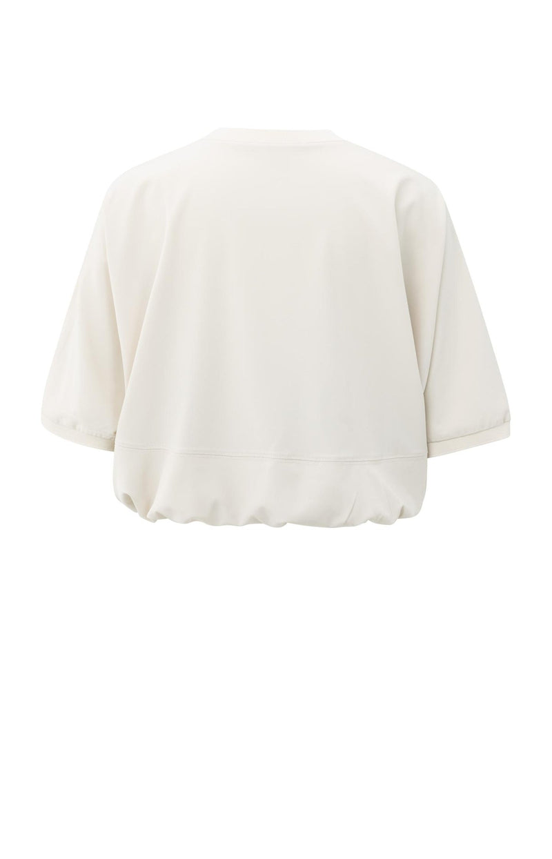 YAYA Short sleeve top with balloon hem