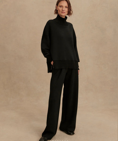 Varley Barker High-Neck Sweat - Black