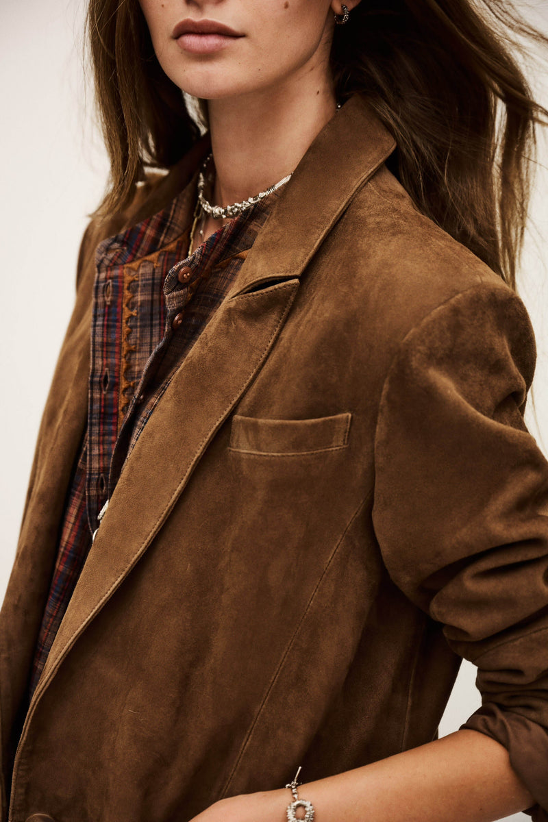 Ba&sh Veste Mosty Blazer - Tobacco