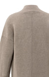 Yaya Long coatigan with patch pockets