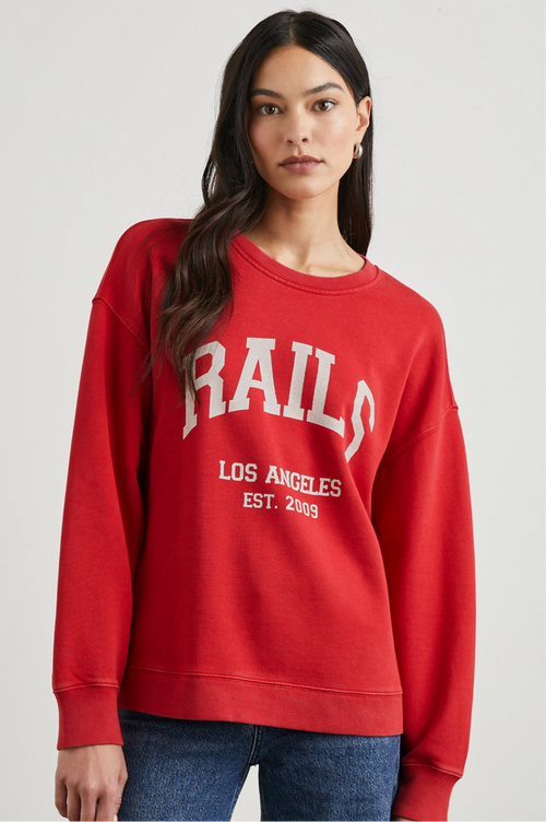Rails Anniversary Sweatshirt - Washed Red