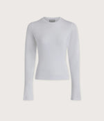 Varley Edna Long Sleeve Fitted Tee - White