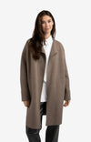 Yaya Long coatigan with patch pockets