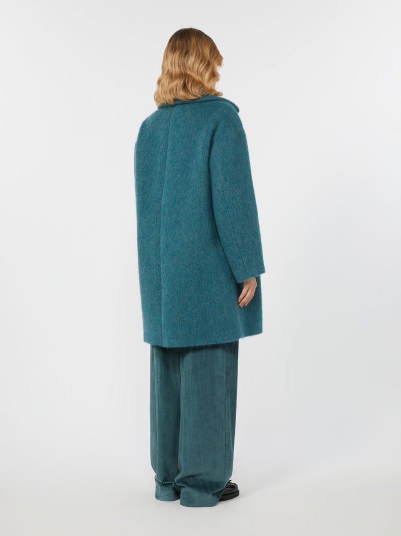 WOOL, ALPACA AND MOHAIR COUTURE COAT