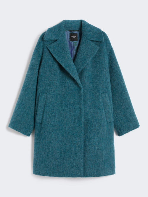 WOOL, ALPACA AND MOHAIR COUTURE COAT