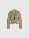 Marella Slim fit cropped Blazer - Stasi