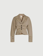 Marella Slim fit cropped Blazer - Stasi