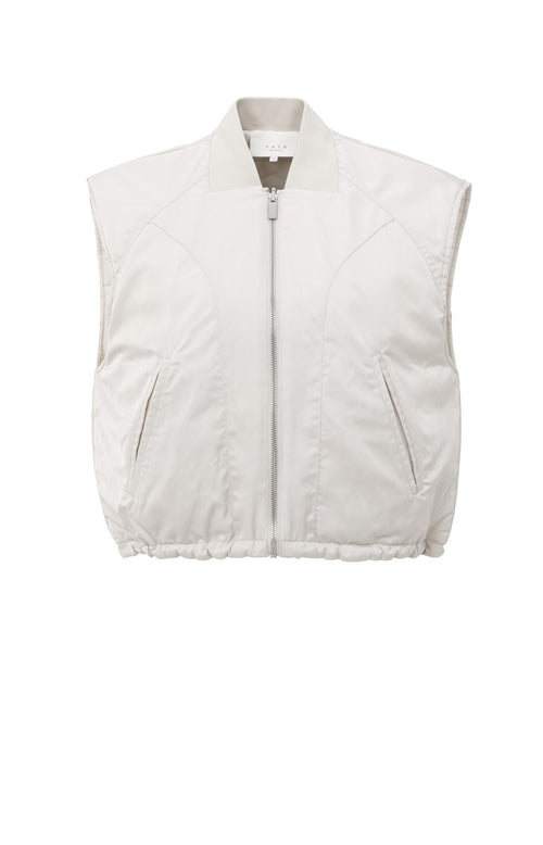 YAYA Reversible padded bodywarmer with zip closure