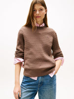 Tommy Hilfiger Fine Gauge Cableknit Jumper