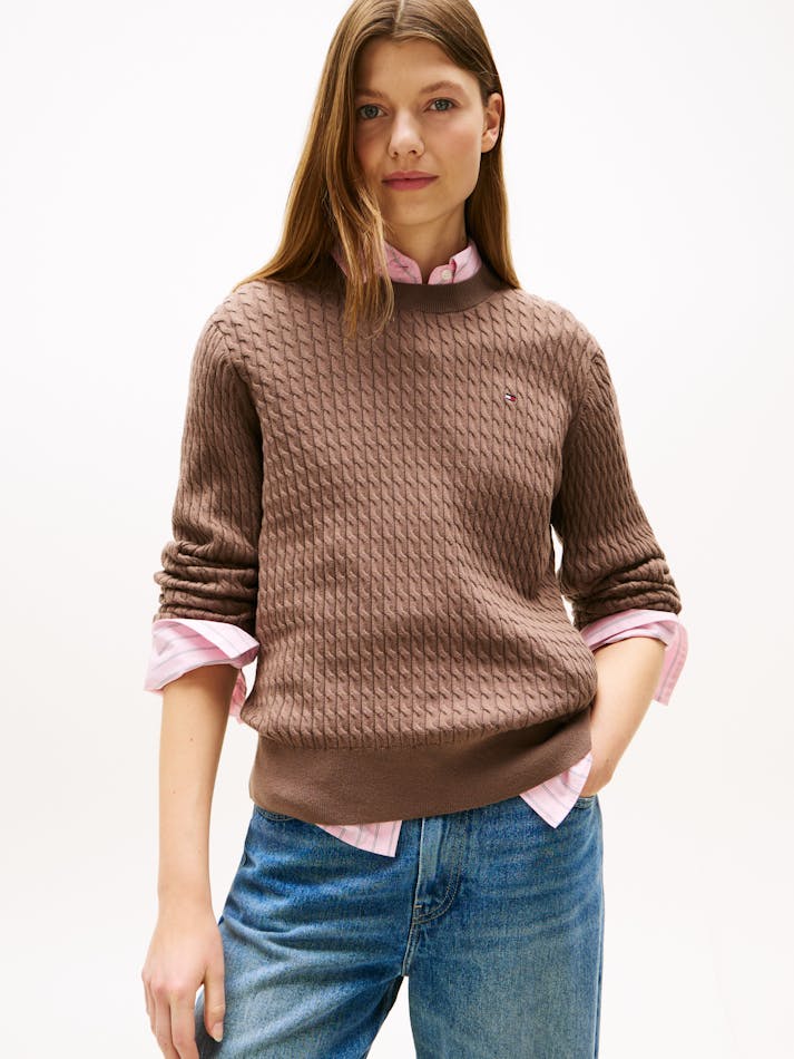 Tommy Hilfiger Fine Gauge Cableknit Jumper