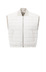YAYA Reversible padded bodywarmer with zip closure