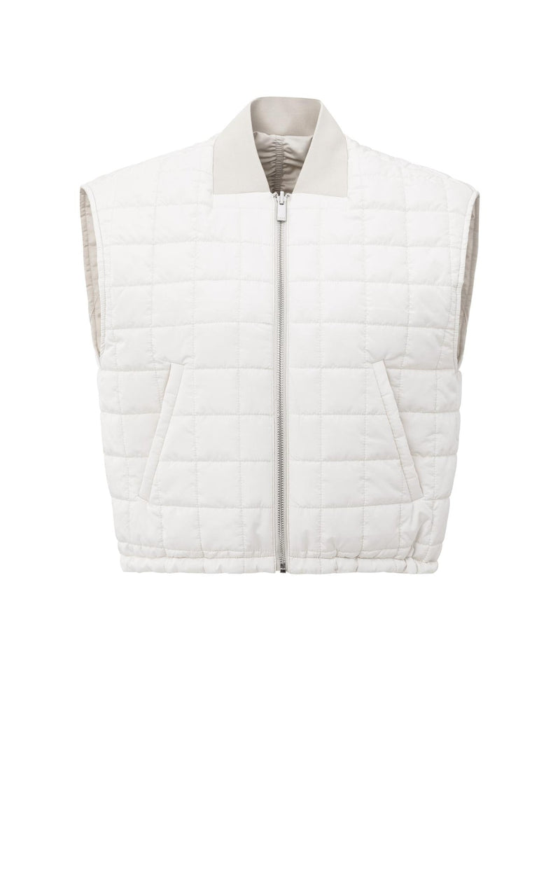 YAYA Reversible padded bodywarmer with zip closure