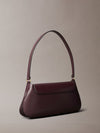 Calvin Klein Brown Top Flap Shoulder Bag