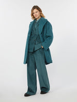 WOOL, ALPACA AND MOHAIR COUTURE COAT