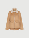 Marella Double-faced jacket - CAMEL