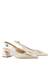Högl JENNIFER ankle strap ballet pumps creme