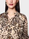 Marc Cain leopard print maxi dress with belt