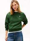 Logo Embroidery Fleece Sweatshirt