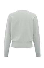 Yaya Batwing cardigan with contrasting details