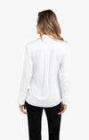 Yaya Blouse with Waist Accent - Pure White