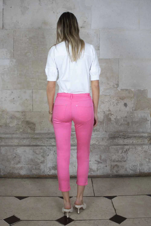 No2moro Blossom Pink Unity 3/4 Jeans